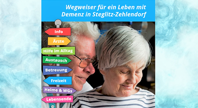 Titelblatt Wegweiser für ein Leben mit Demenz in Steglitz-Zehlendorf