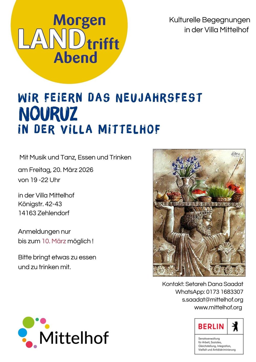 Festlich geschmückter Nouruz-Tisch