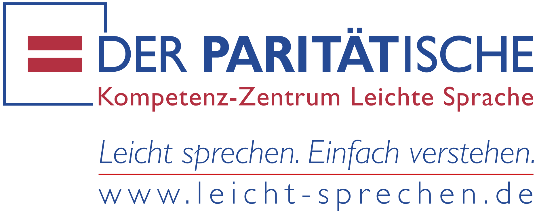 Logo Kompetenz-Zentrum Leichte Sprache Paritätisches Zentrum