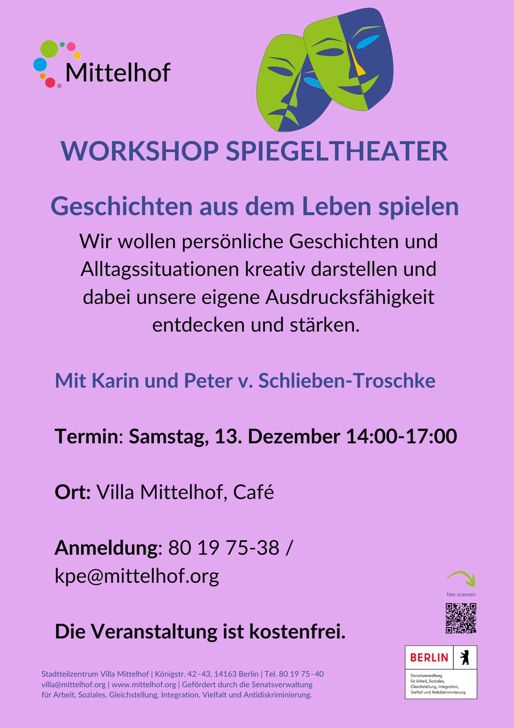 WORKSHOP SPIEGELTHEATER